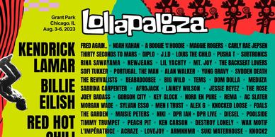 Lollapalooza - Check out the full Lollapalooza lineup by day NOW!  Single-Day Passes go on sale at 10am CT.