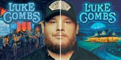 Beautiful Crazy - Luke Combs Lyrics Poster, Country Music Art