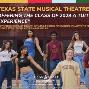 Texas State University Musical Theatre Program Announces Tuition Free Experience