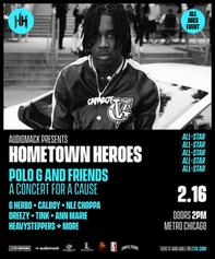 Polo G & Audiomack Announce 'Hometown Heroes All-Star' Chicago Charity  Event