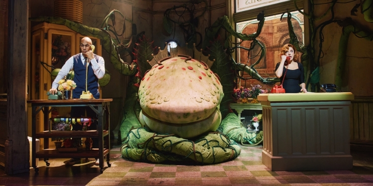 Photos: Sherie Rene Scott and Nicholas Christopher in LITTLE SHOP OF HORRORS Photo