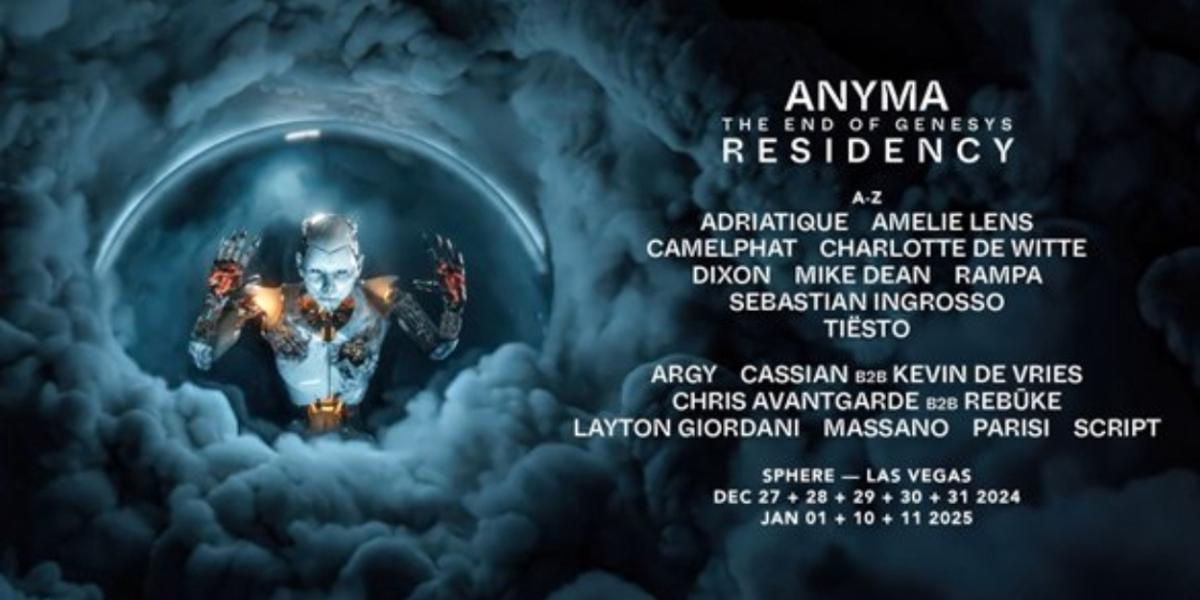 ANYMA 'THE END OF GENESYS' RESIDENCY Announced At Sphere Las Vegas  Image