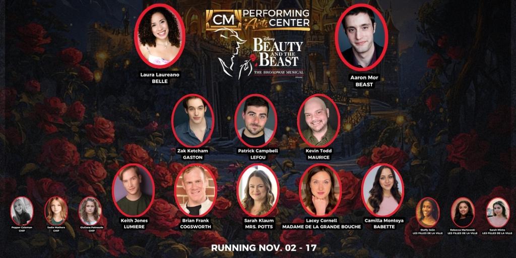 Cast Set For BEAUTY AND THE BEAST at The CM Performing Arts Center  Image