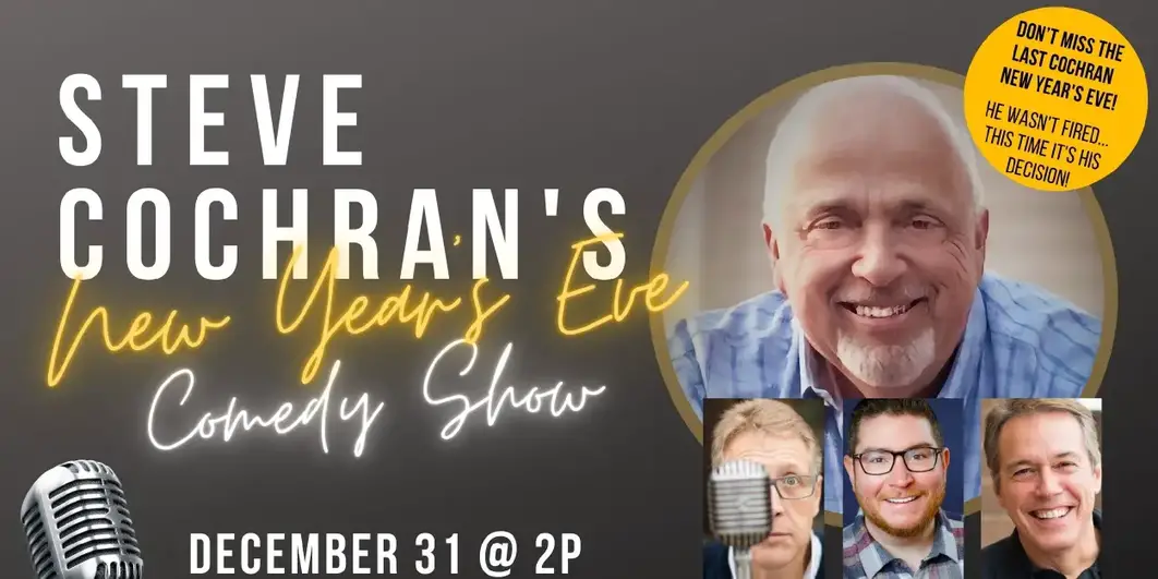 Steve Cochran’s New Year’s Eve Comedy Show to Return to Raue Center For The Arts  Image