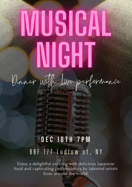 Musical Night - Dinner with Live Performance show poster