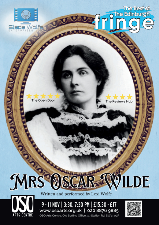 Mrs Oscar Wilde in UK Regional at OSO Arts Centre 2023