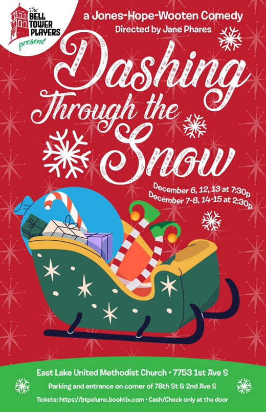 Dashing through the Snow show poster