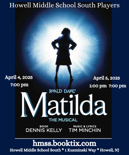 Roald Dahl's Matilda show poster