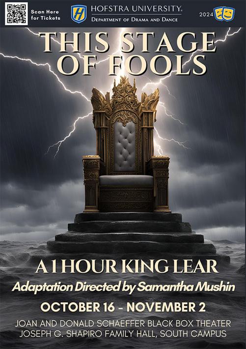 This Stage of Fools - A One-Hour Adaptation of King Lear in Broadway Logo