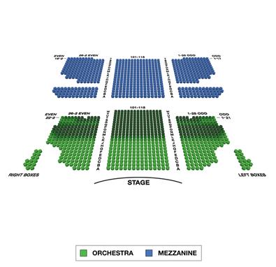 Al Hirschfeld Theatre Seating Chart | Elcho Table