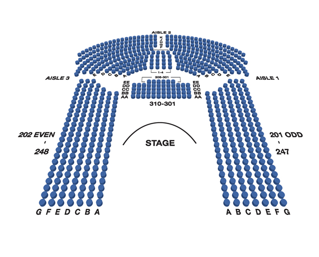 Circle in the Square on Broadway Theater Info Seating Chart