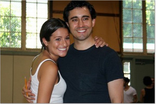 Lea Michele and John Lloyd Young Photo 2008 08 04