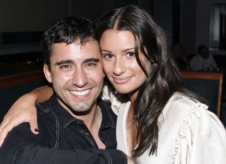 John Lloyd Young and Lea Michele Photo 2008 08 20