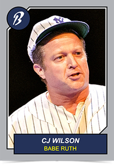 Bronx Bombers BASEBALL CARDS: C. J. Wilson and Bill Dawes, Broadway's Babe  Ruth and Mickey Mantle