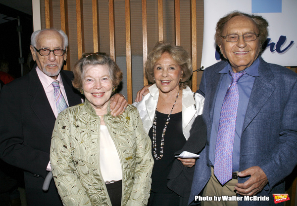 Actor Eli Wallach with his wife Anne Jackson in London in 1980