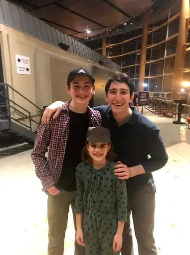 Photos Ben Fankhauser Original Broadway Cast Member Of Newsies Attended Newsies At Arena Stage