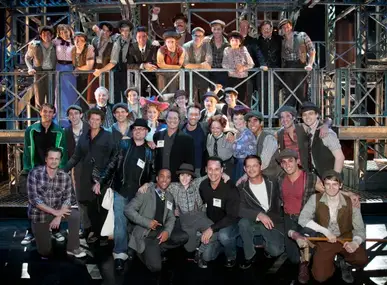 Photos Newsies Movie Cast Visits Paper Mill Playhouse For Fan Day