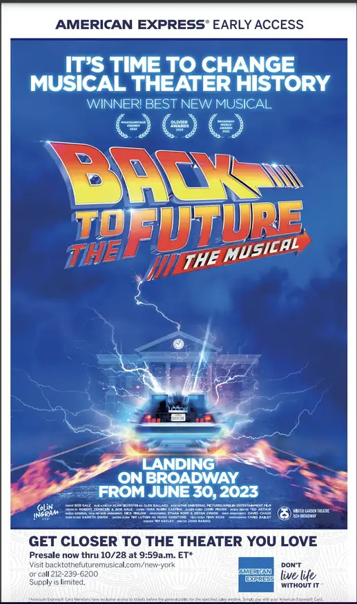 BACK TO THE FUTURE - The Musical